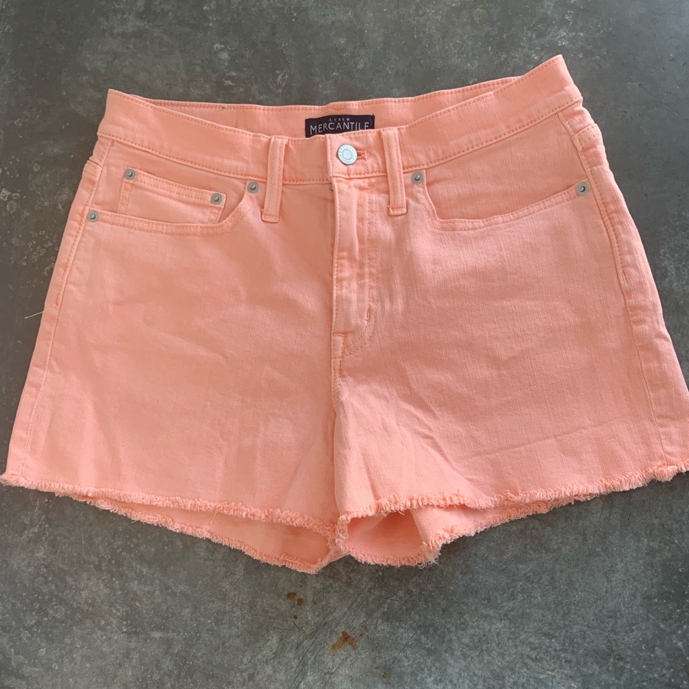 J.Crew Orange Cut Off Shorts 28